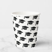 Gobelets En Papier Casquette de baseball noir (Recto)