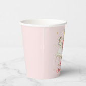 Gobelets En Papier Casse-noisette Ballet d'hiver rose Coupes en papie (Droite)