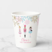 Gobelets En Papier Casse-noisette parties scintillant d'anniversaire  (Recto)