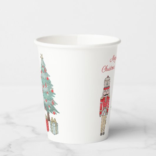 Gobelets En Papier Casse-noix, Arbre de Noël & Présentations (Gauche)