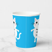Gobelets En Papier Cat Cute Kitty Fête d'anniversaire de l'enfant (Droite)