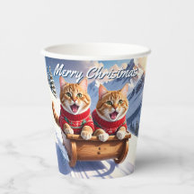 Cat Sled Ride Noël