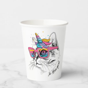 Gobelets En Papier Catimaïs So Meowgical