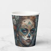 Gobelets En Papier Catrina Azul (Recto)