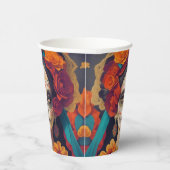 Gobelets En Papier Catrina Day Of The Dead 1 (Droite)