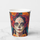 Gobelets En Papier Catrina Day Of The Dead 1 (Recto)