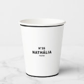 Gobelets En Papier CC (Chic et classique) (Verso)