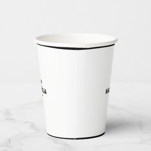 Gobelets En Papier CC (Chic et classique) (Droite)