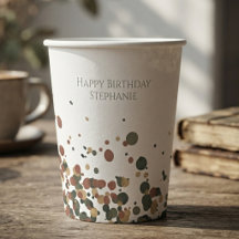 Célébration d'anniversaire minimaliste à l'aquarel