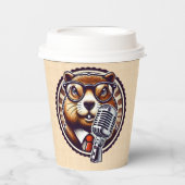 Gobelets En Papier Célébration de la Groundhog Day - punxsutawney (Recto)