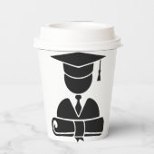 Gobelets En Papier Célébration de l'obtention du diplôme d'études sup (Verso)