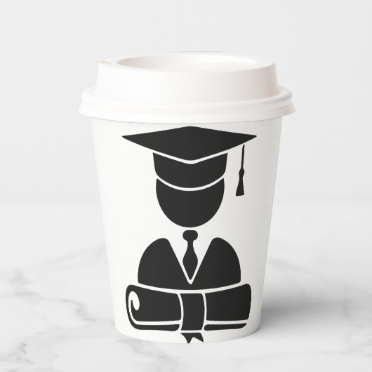 Gobelets En Papier Célébration de l'obtention du diplôme d'études sup (Verso)