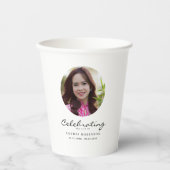 Gobelets En Papier Celebration of Life Photo Memorial Keepsake (Recto)