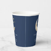 Gobelets En Papier Celestial Moon & Stars Over the Moon Baby Shower (Droite)