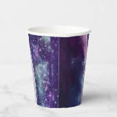 Gobelets En Papier Celestial Purple Galaxy Moon Wedding  (Droite)