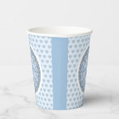 Gobelets En Papier Céramique Lace Bleu clair (Droite)