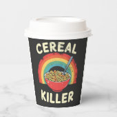 Gobelets En Papier Céréales Killer Mens Food Pun True Crime (Recto)