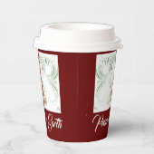 Gobelets En Papier Cerf de Noël (Droite)