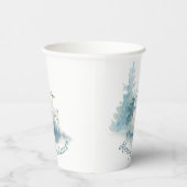 Gobelets En Papier Cerfs et pins Tasses en papier de vacances (Droite)