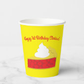 Gobelets En Papier Cerry Cutie Pie Anniversaire (Verso)