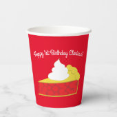 Gobelets En Papier Cerry Cutie Pie Anniversaire (Verso)