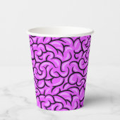 Gobelets En Papier Cerveau Effrayant (Verso)