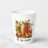 Gobelets En Papier C'est la saison (Recto)