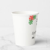 Gobelets En Papier C'est la saison de la fête de fiançailles de Noël (Droite)