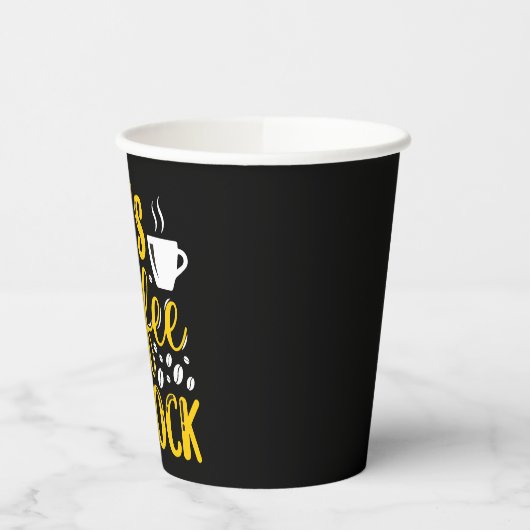 Gobelets En Papier C'est le café O'clock (Gauche)