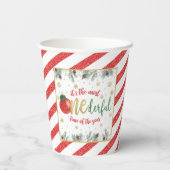 Gobelets En Papier C'est le temps le plus unique de l'année (Verso)