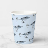 Gobelets En Papier C'est O'fish Fishing Boy Anniversaire (Gauche)