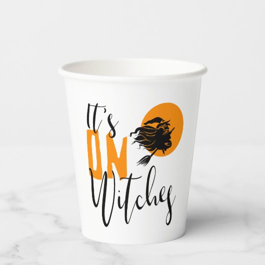 Gobelets En Papier C'est On Witches ID442 (Verso)