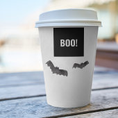Gobelets En Papier C'est simple ! Halloween Bat noir et blanc