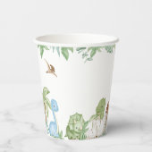 Gobelets En Papier C'est un Baby shower de dinosaures (Verso)