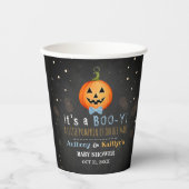 Gobelets En Papier C'est un boo-y ! Baby shower d'Halloween petit Cit (Recto)