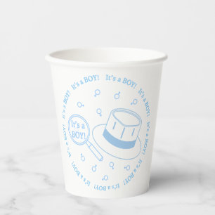Gobelets En Papier C'est un garçon ! annonce