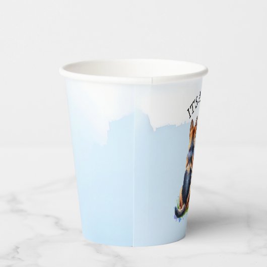 Gobelets En Papier C'est un garçon ! | BABY SHOWER (Droite)