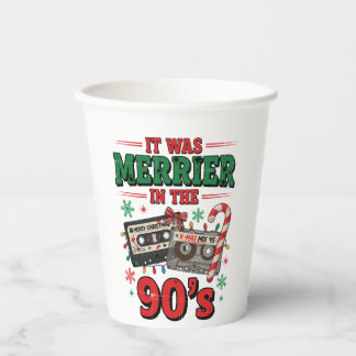 Gobelets En Papier C'était Plus Joyeux Dans Les Années 90 Noël Rétro