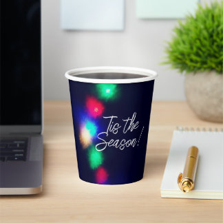 Gobelets En Papier Cette saison avec lumières