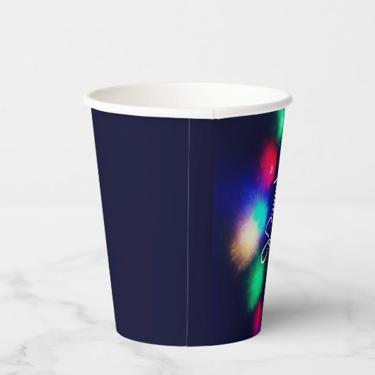 Gobelets En Papier Cette saison avec lumières (Droite)