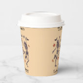 Gobelets En Papier Cette saison pour être Éffrayant - Skeletons dansa (Gauche)