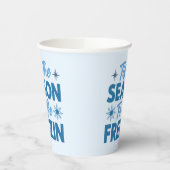 Gobelets En Papier Cette saison pour être Freezin - Hiver amusant (Gauche)