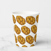 Gobelets En Papier Challah Braided Jewish Bakery Pain Loaf Hanoukka (Droite)