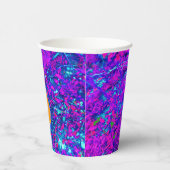 Gobelets En Papier Champ Citrouille purplé dans le style Pop Art (Droite)