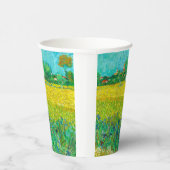 Gobelets En Papier Champ Van Gogh avec Irises près d'Arles (Droite)