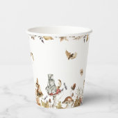 Gobelets En Papier Champignon d'automne | Baby shower forestier (Verso)