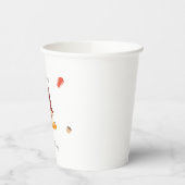 Gobelets En Papier Champignon forestier Premier anniversaire (Gauche)