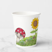 Gobelets En Papier Champignon, Tabouret, Léybug, Tasses à papier tour (Verso)