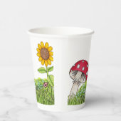 Gobelets En Papier Champignon, Tabouret, Léybug, Tasses à papier tour (Droite)