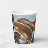 Gobelets en papier champignons botaniques (Verso)
